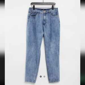 Missguided mom jeans in vintage blue wash